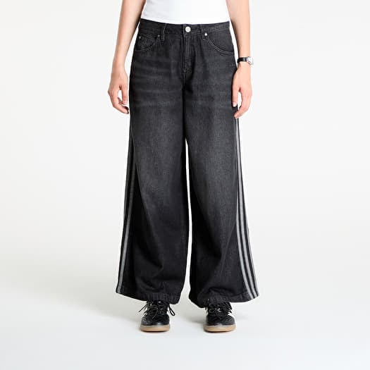 adidas Denim Wide Pant Black