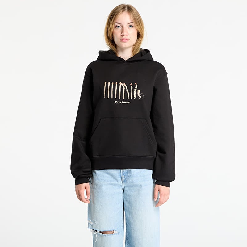 Sweatshirt Daily Paper Light Cycle Hoodie UNISEX Black