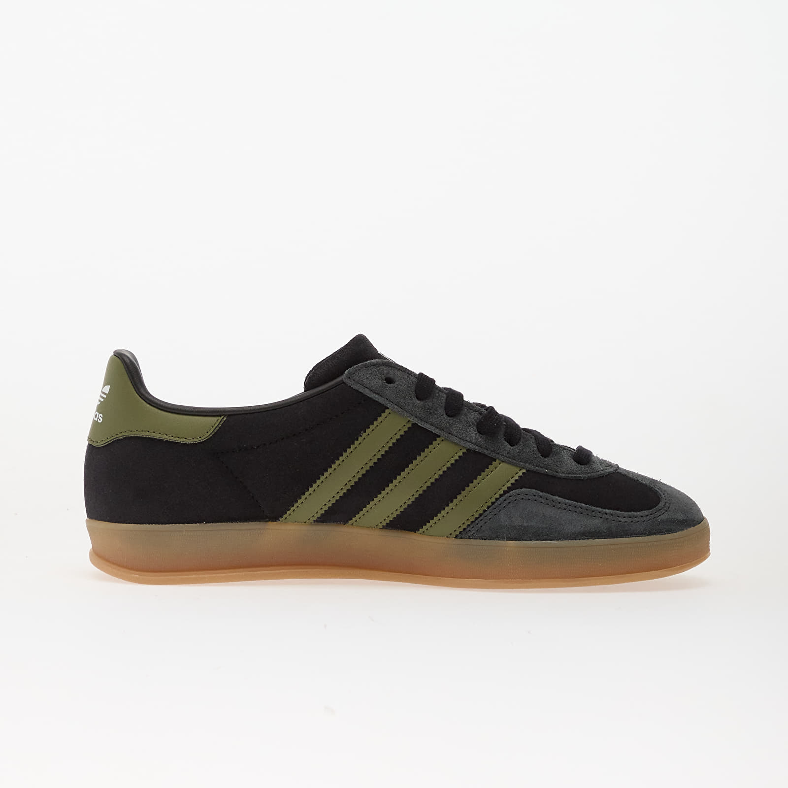 Turnschuhe und Schuhe für Männer adidas Gazelle Indoor Core Black/ Focus Olive/ Carbon