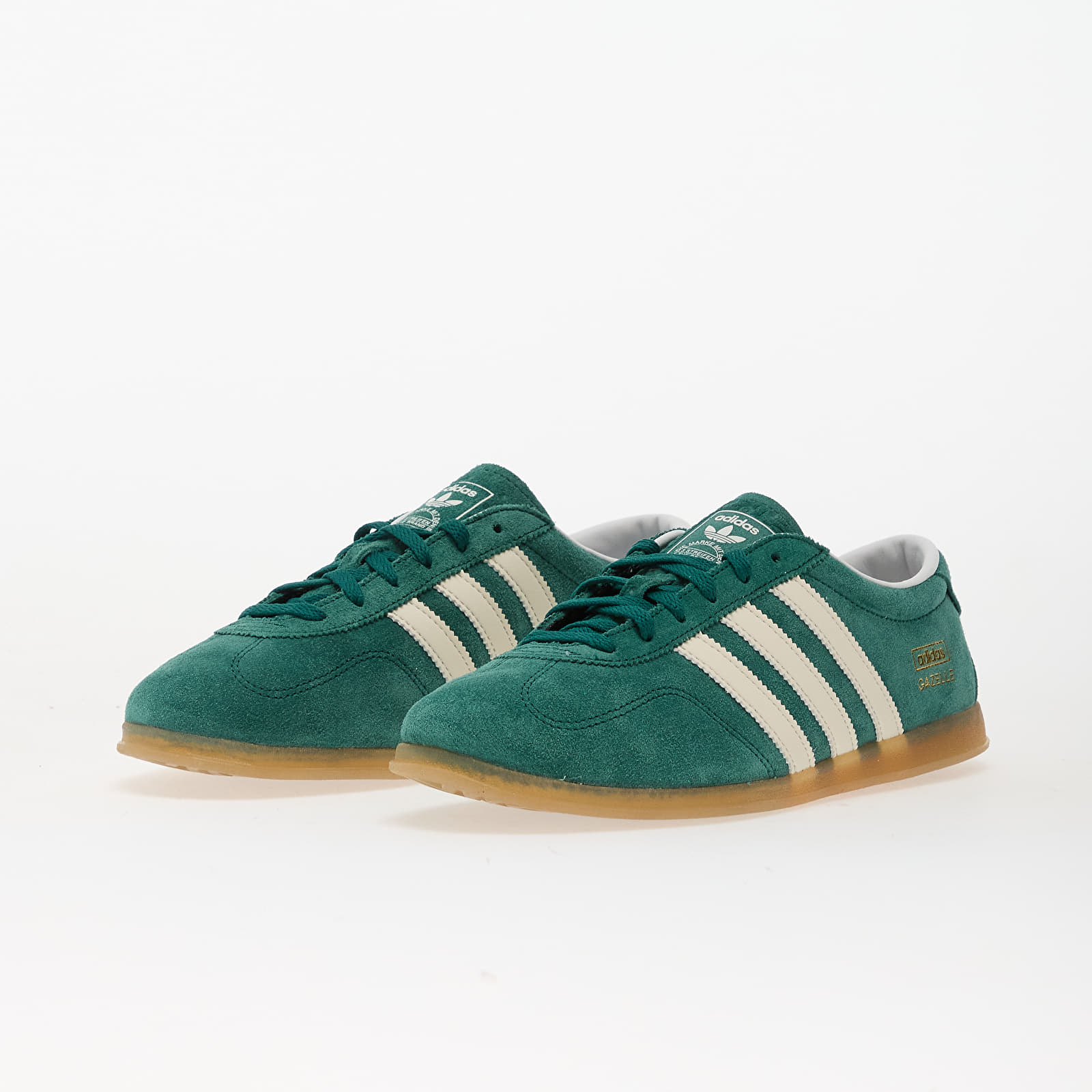 Sieviešu kedas un apavi adidas Gazelle Lo Pro W Collegiate Green/ Cloud White/ Gum