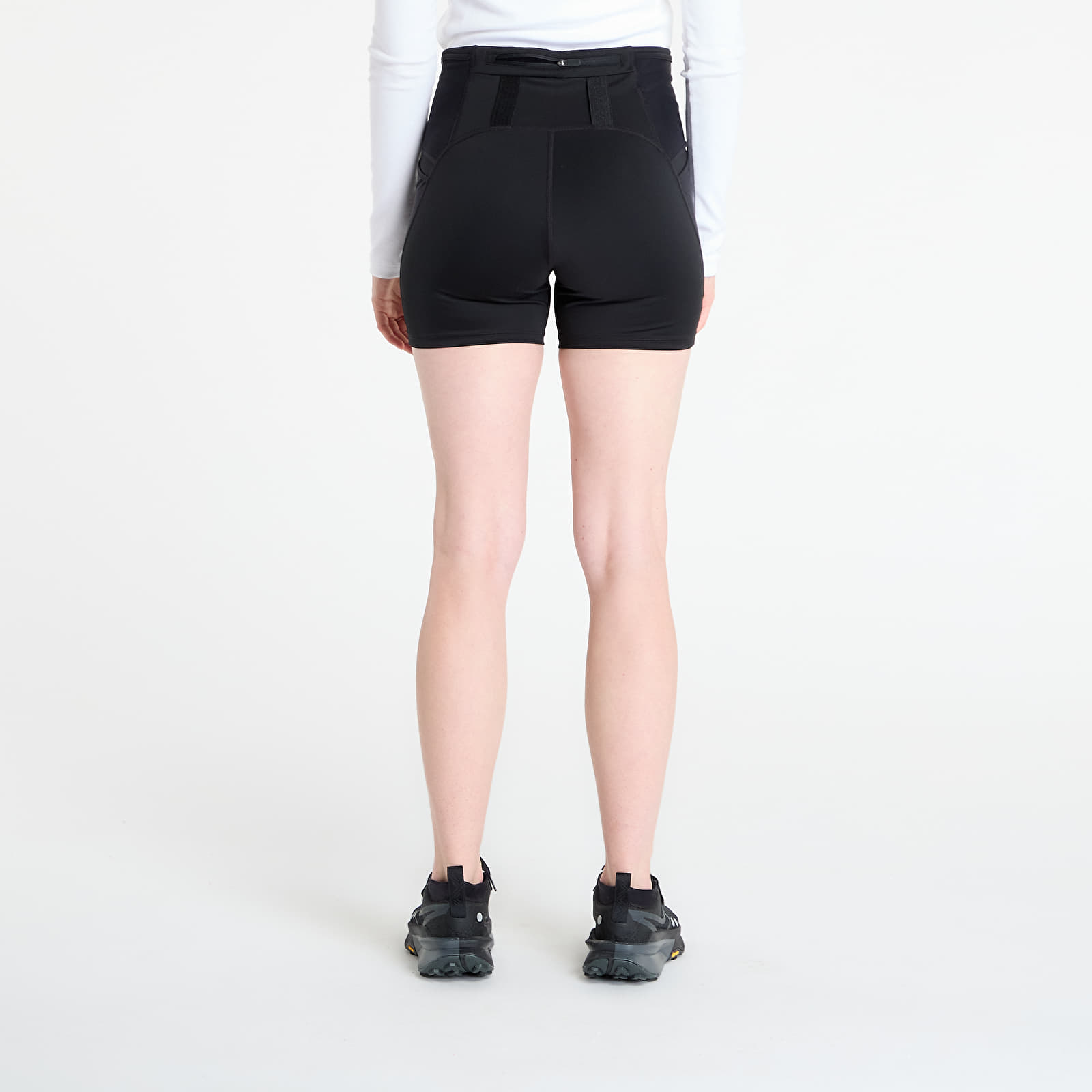 Shorts femme Nike Trail Women's Dri-FIT High-Waisted 4" Tight Running Shorts Black/ Black