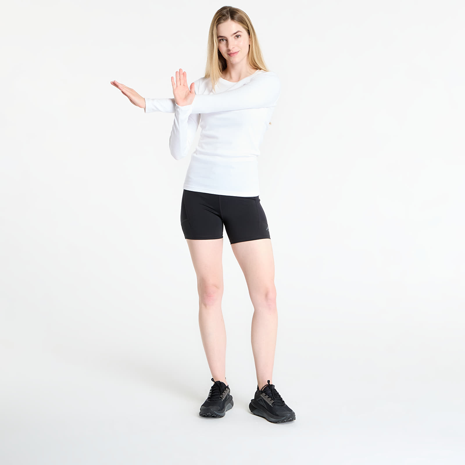 Shorts femme Nike Trail Women's Dri-FIT High-Waisted 4" Tight Running Shorts Black/ Black