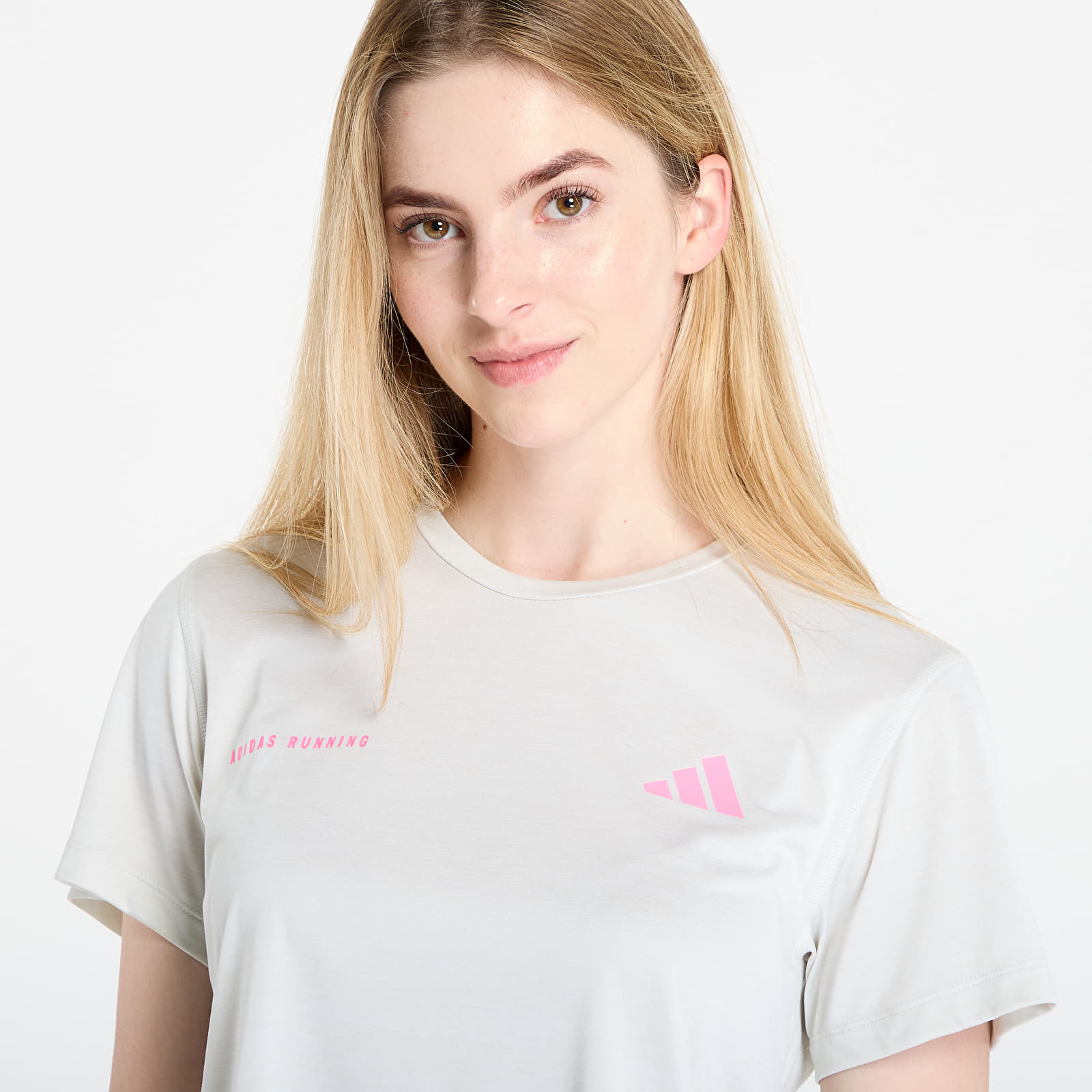 T-Shirts Frau adidas Own The Run Melange T-Shirt Orbit Grey Mel/ Black