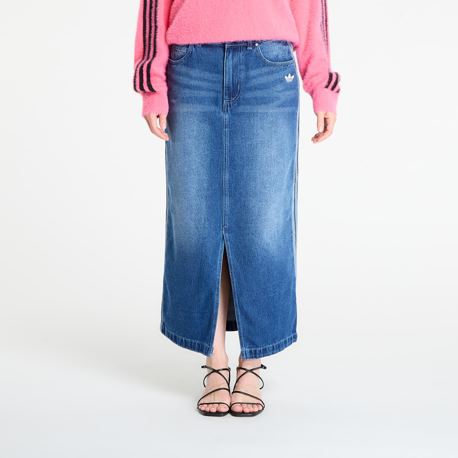 Skirt adidas Adicolor 3-Stripes Denim Pencil Skirt Indigo Denim 34