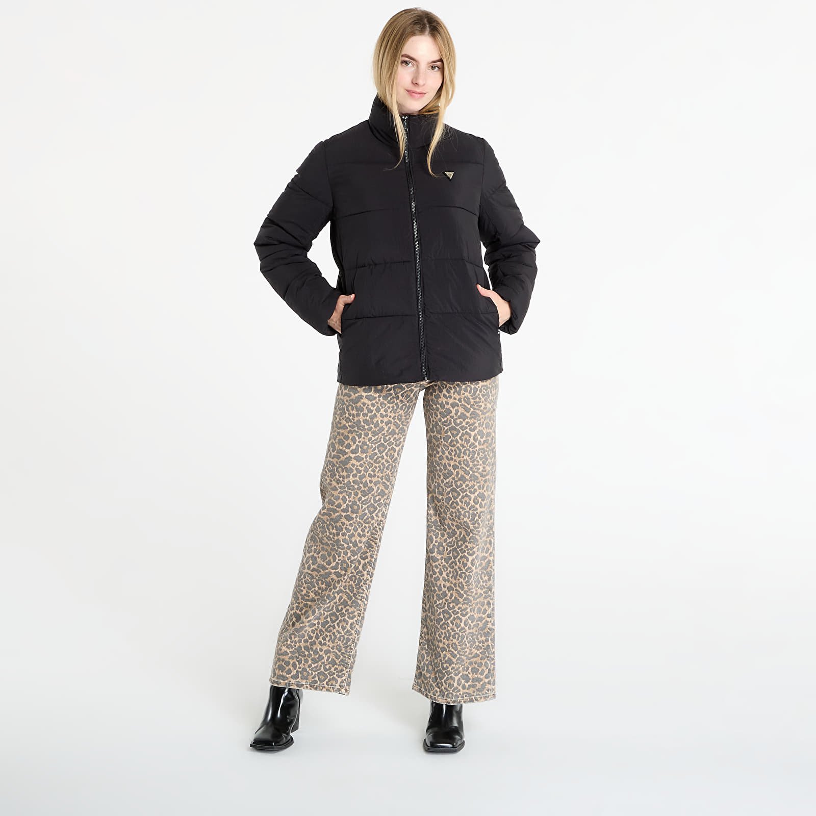 Jakas GUESS New Claudia Light Puffer Jacket Black