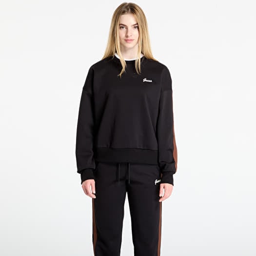 Džemperis GUESS Fabia Cn Sweatshirt Black