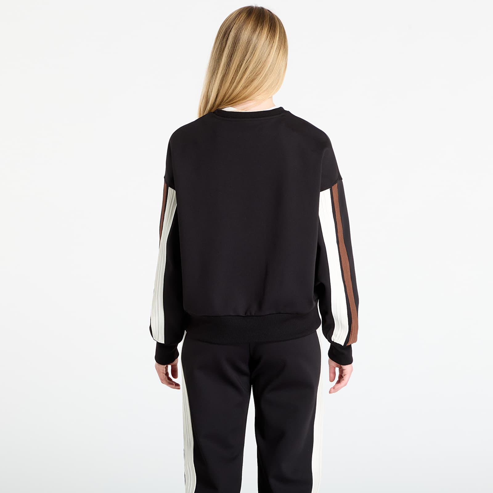 Mikinas ar kapuci un sporta krekli GUESS Fabia Cn Sweatshirt Black