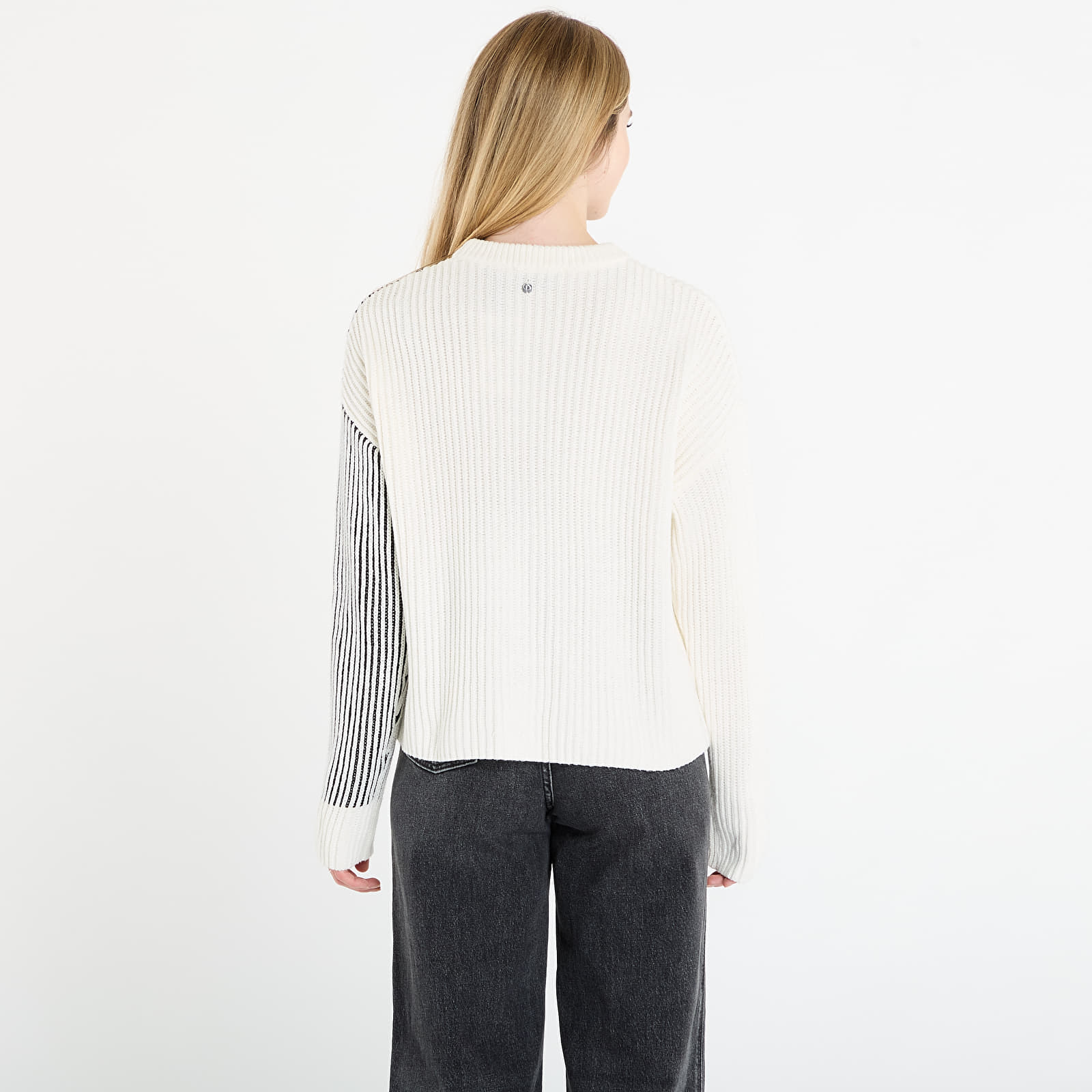 Svetry Desigual Nome Sweater Cream