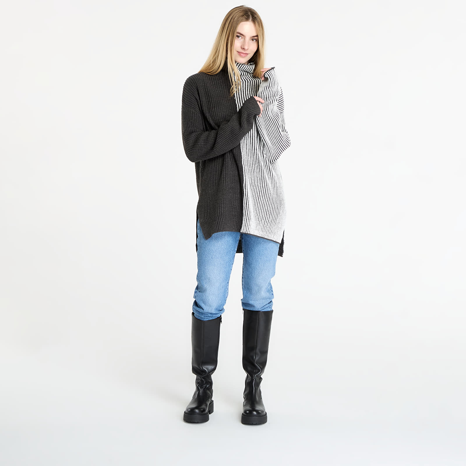 Džemperi Desigual Kenai Sweater Middle Gray Vigore