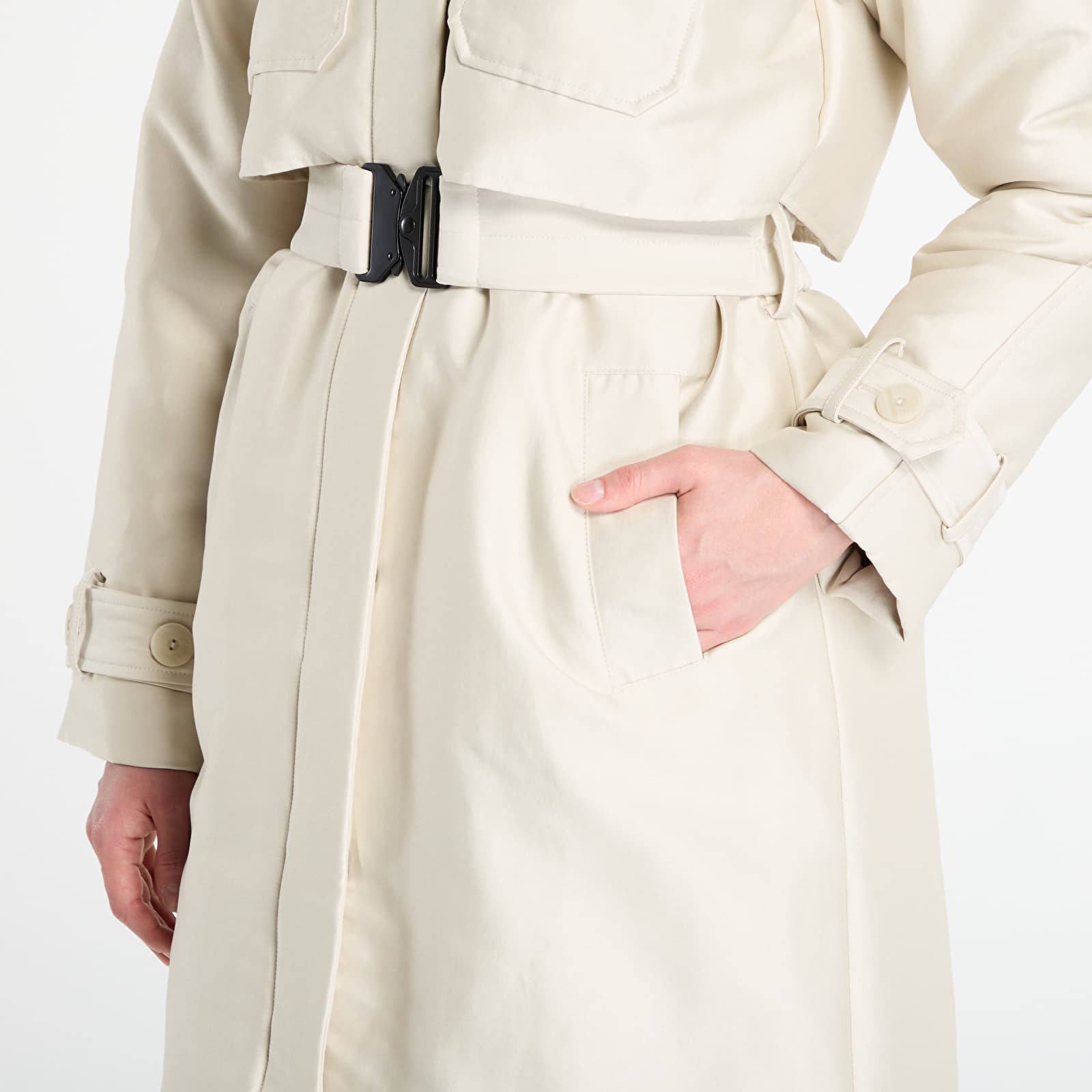 Kabáty Desigual Empire Jacket Beige Crude