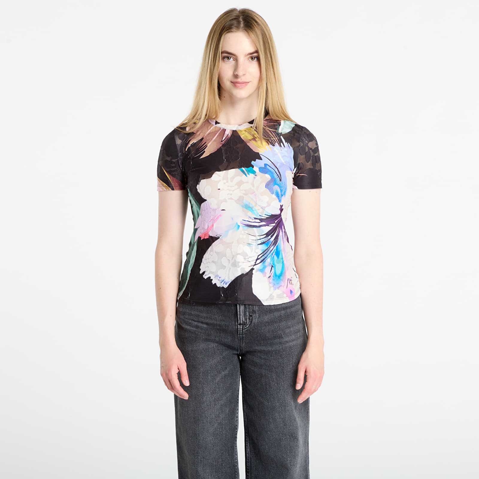 T-Shirts Desigual Viena T-Shirt Black