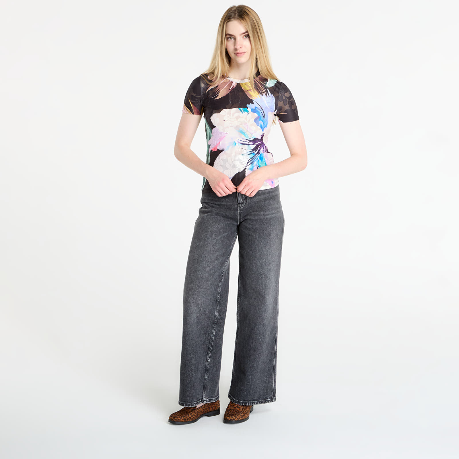 T-Shirts Desigual Viena T-Shirt Black