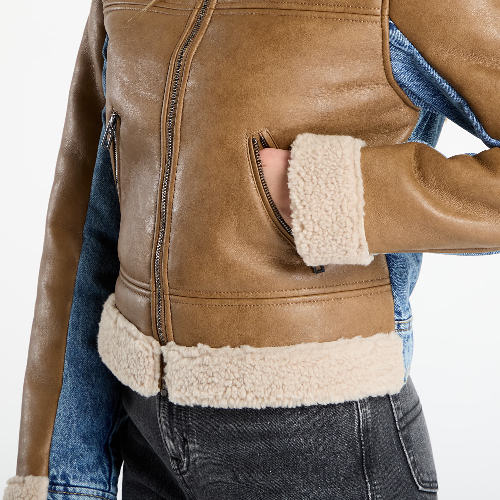 Jakas Desigual Double Jacket Brown