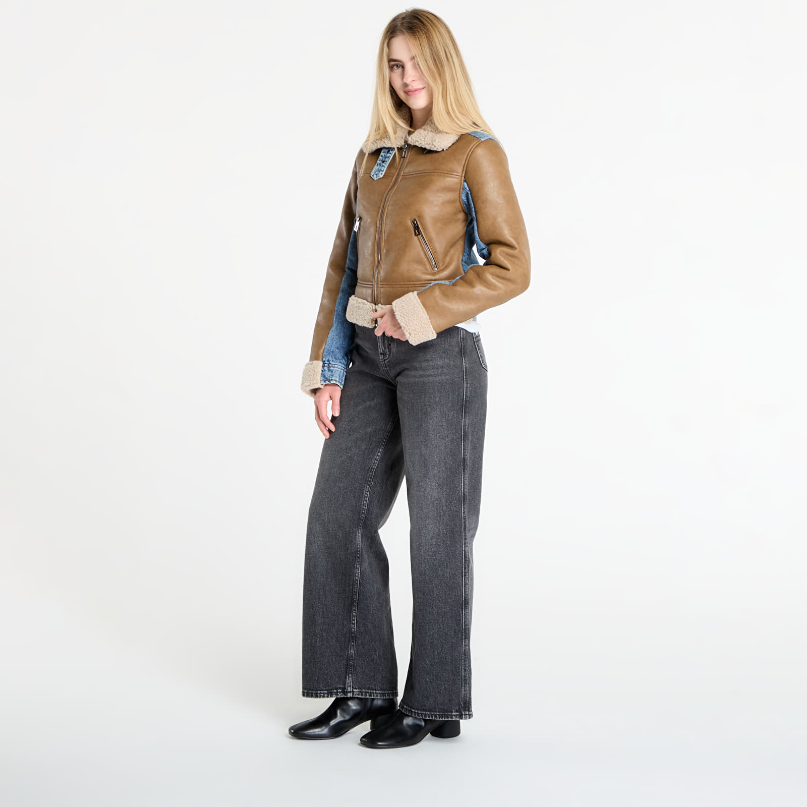 Jakas Desigual Double Jacket Brown