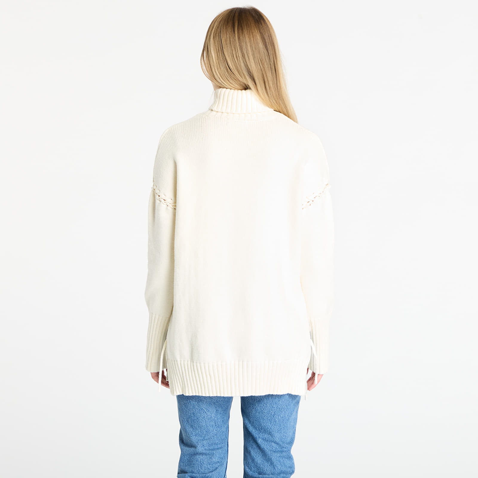 Svetry Desigual Vantaa Sweater Cream