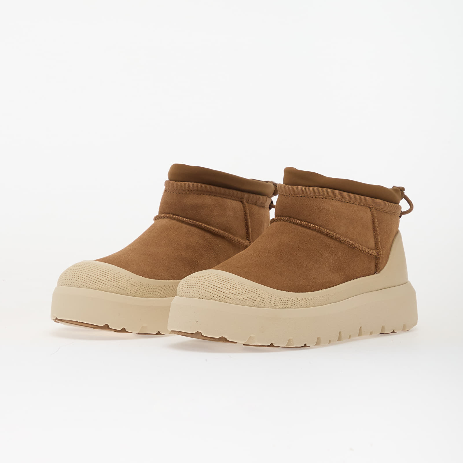 Vīriešu čības un apavi UGG M Cl Ultra Mini Weather Hybrid Chestnut/ Whitecap