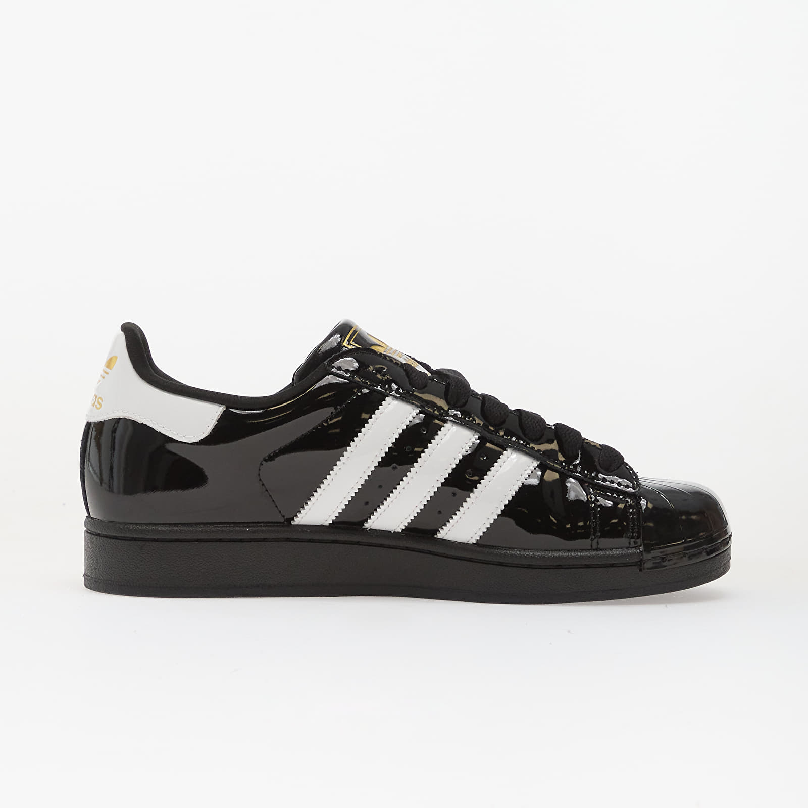 Sieviešu kedas un apavi adidas Superstar II W Core Black/ Ftw White/ Gold Metallic