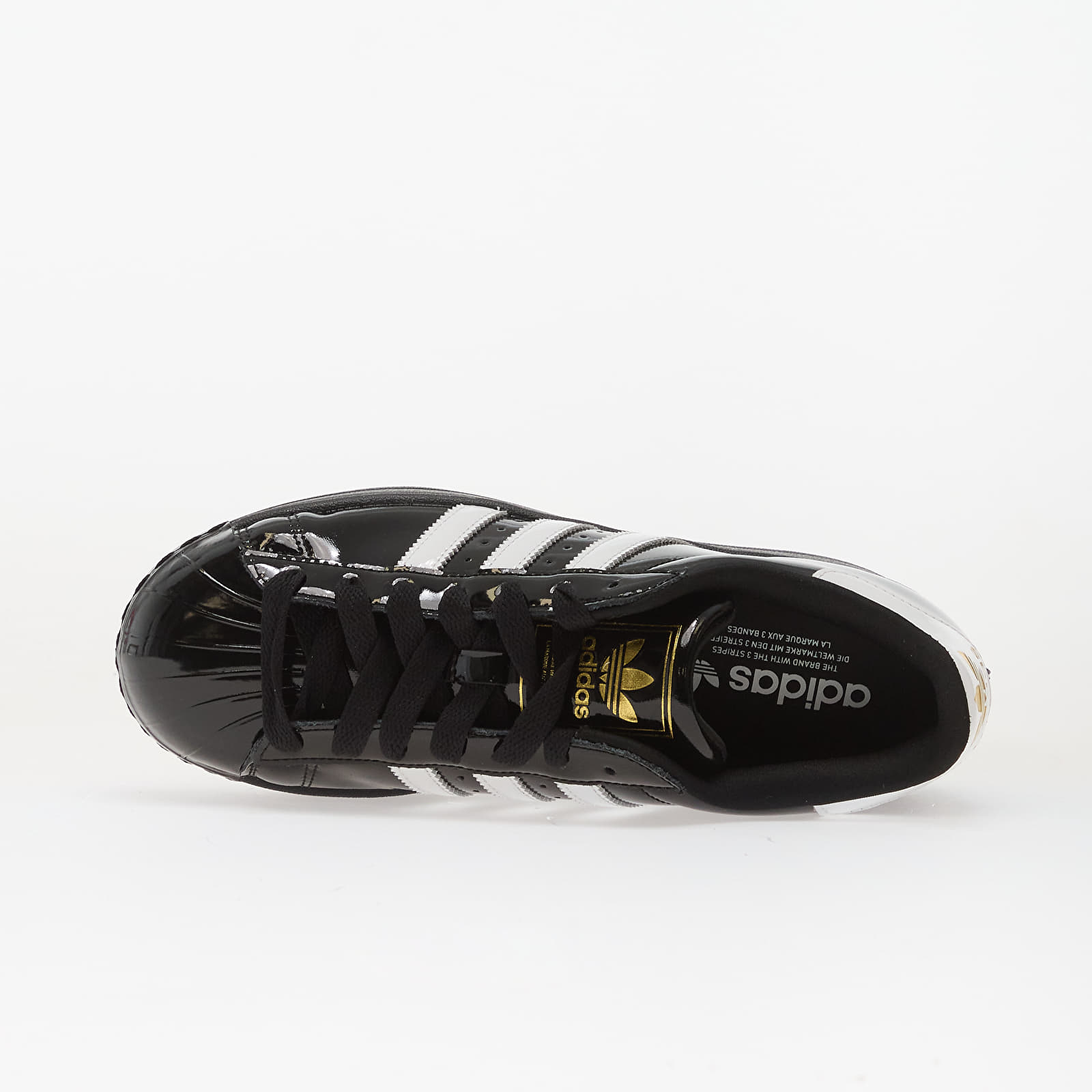Sieviešu kedas un apavi adidas Superstar II W Core Black/ Ftw White/ Gold Metallic