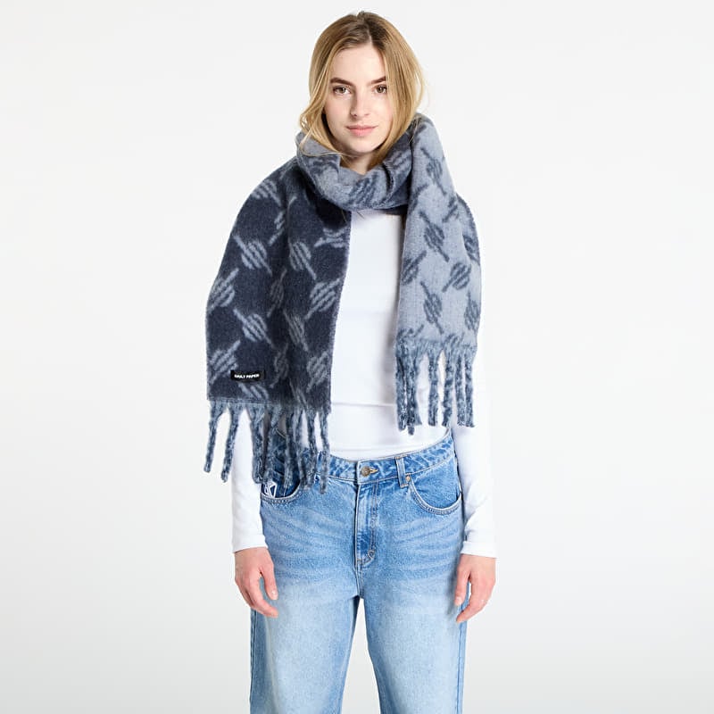 Daily Paper Riyo Monogram Scarf Sky Captain Blue