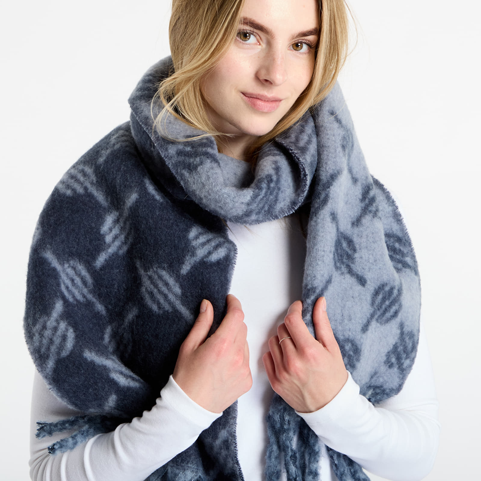 Šály Daily Paper Riyo Monogram Scarf Sky Captain Blue
