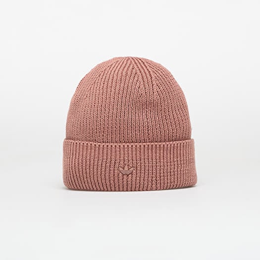 Hat adidas Everyday Icons Beanie With Tonal Metal Trefoil Warm Clay