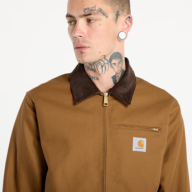 carhartt detroit jacket hamilton brown tobacco Dark Carhartt WIP Detroit Rigid Brown/Tobacco Impericon its lightweight material facilitates movement Carhartt WIP Detroit Jacket (Winter)