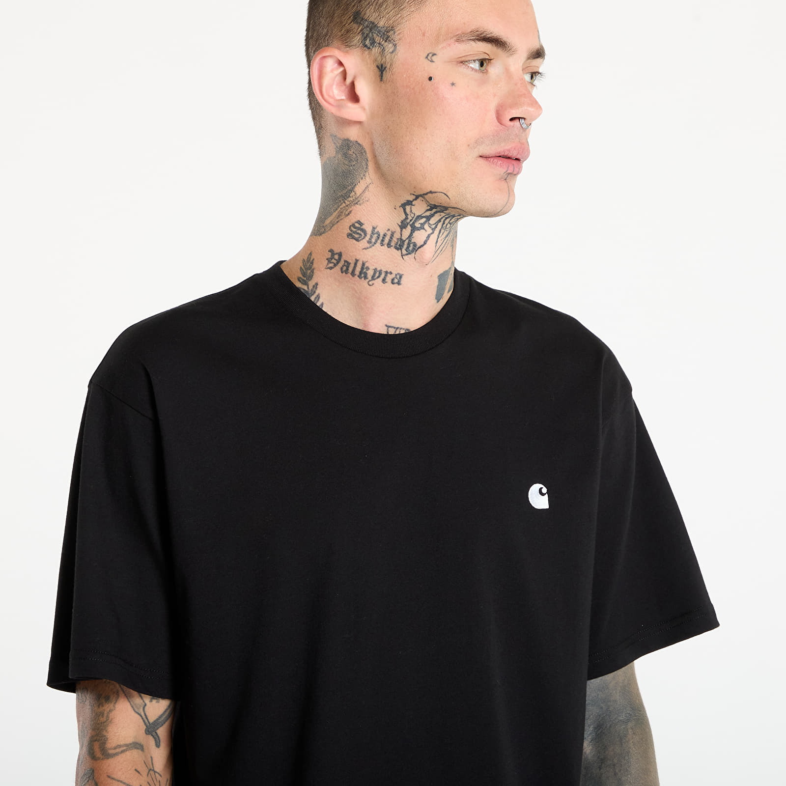 Meeste T-särgid Carhartt WIP S/S Madison T-Shirt UNISEX Black/ Wax