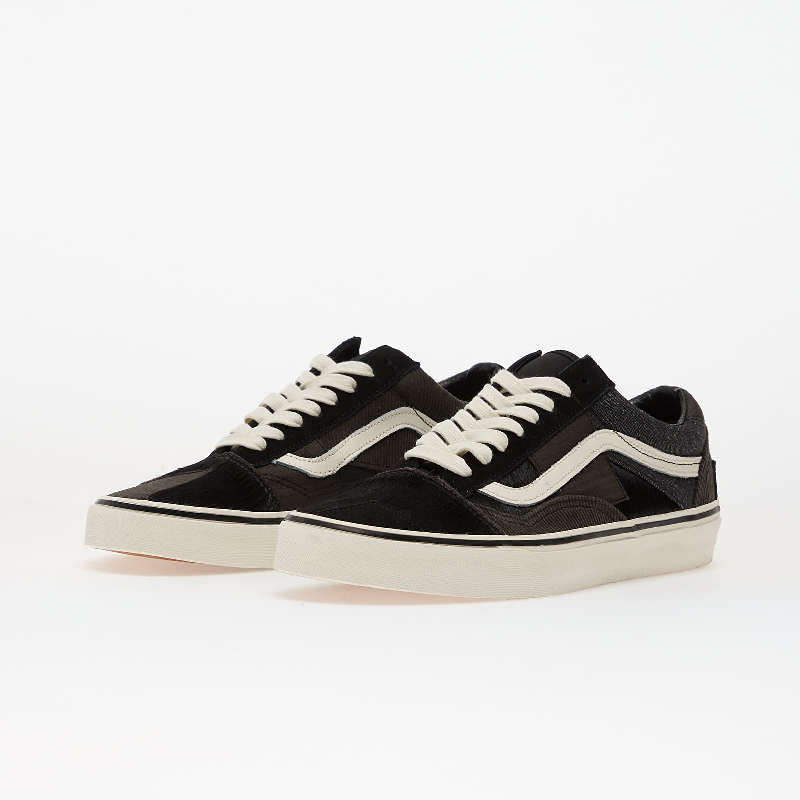 Men's sneakers and shoes Vans Old Skool Patchwork Dark Gray/ Black