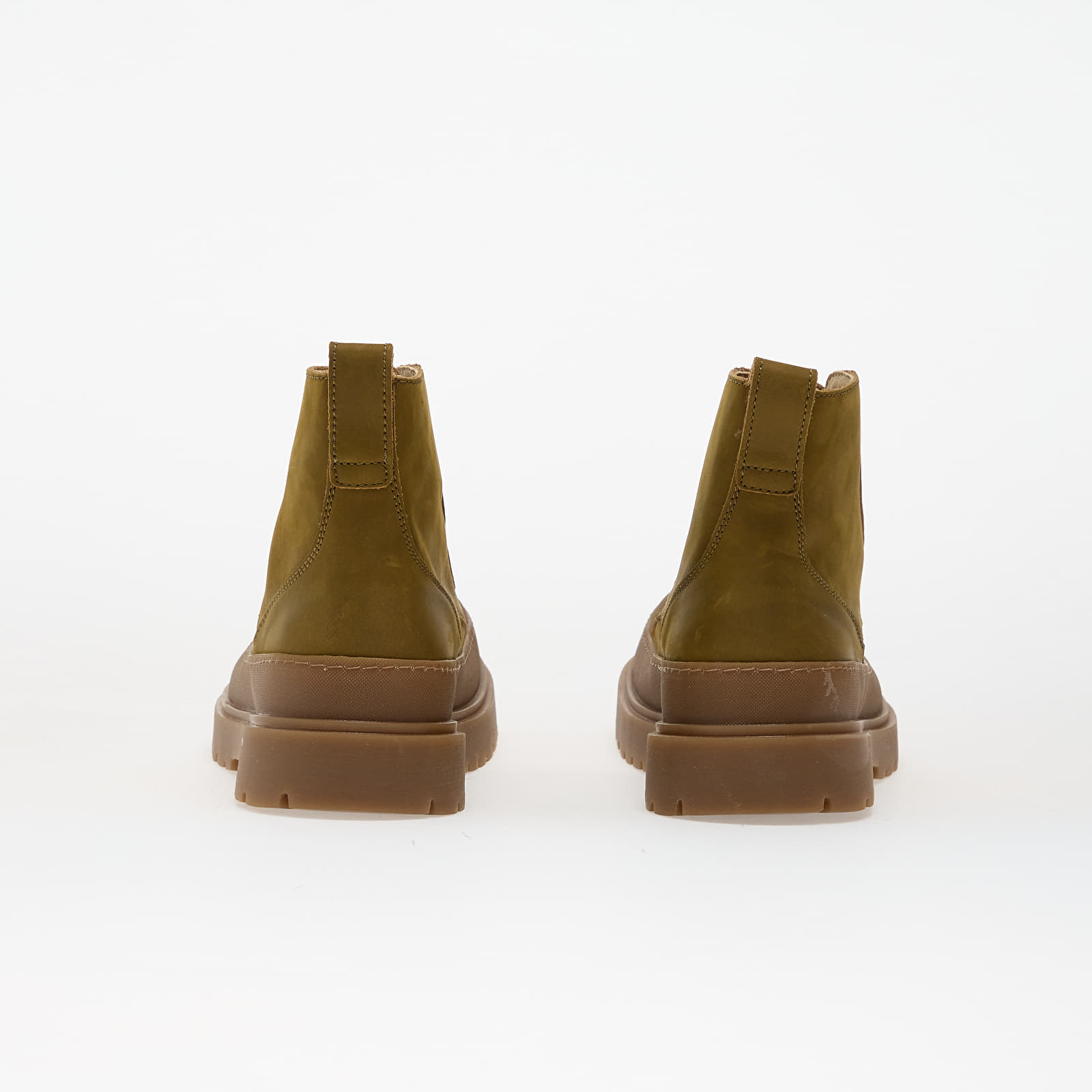 Pánské tenisky a boty Birkenstock Prescott Natural Leather Oiled Pine Green