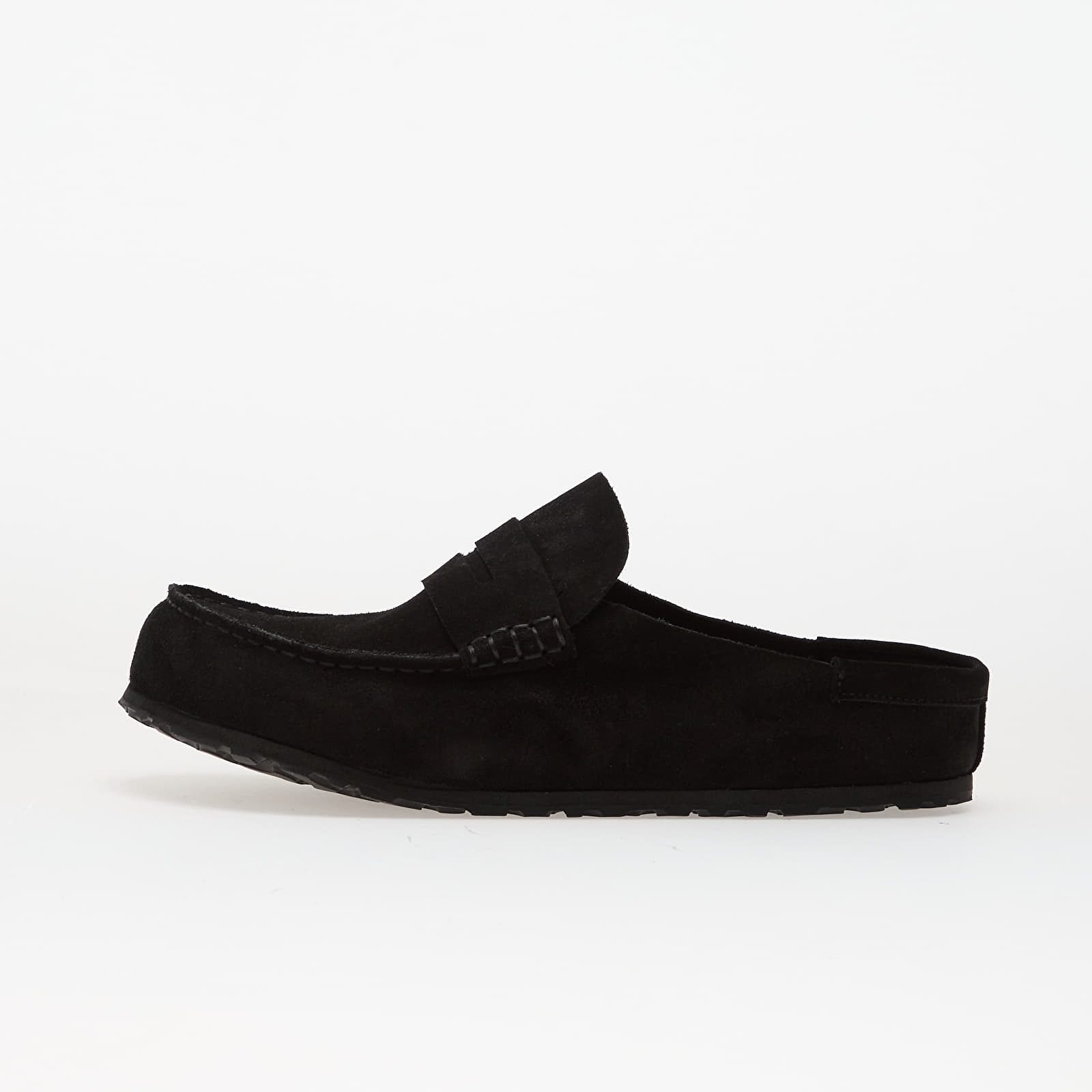 Men's sneakers and shoes Birkenstock Naples Wrapped Suede Leather Black