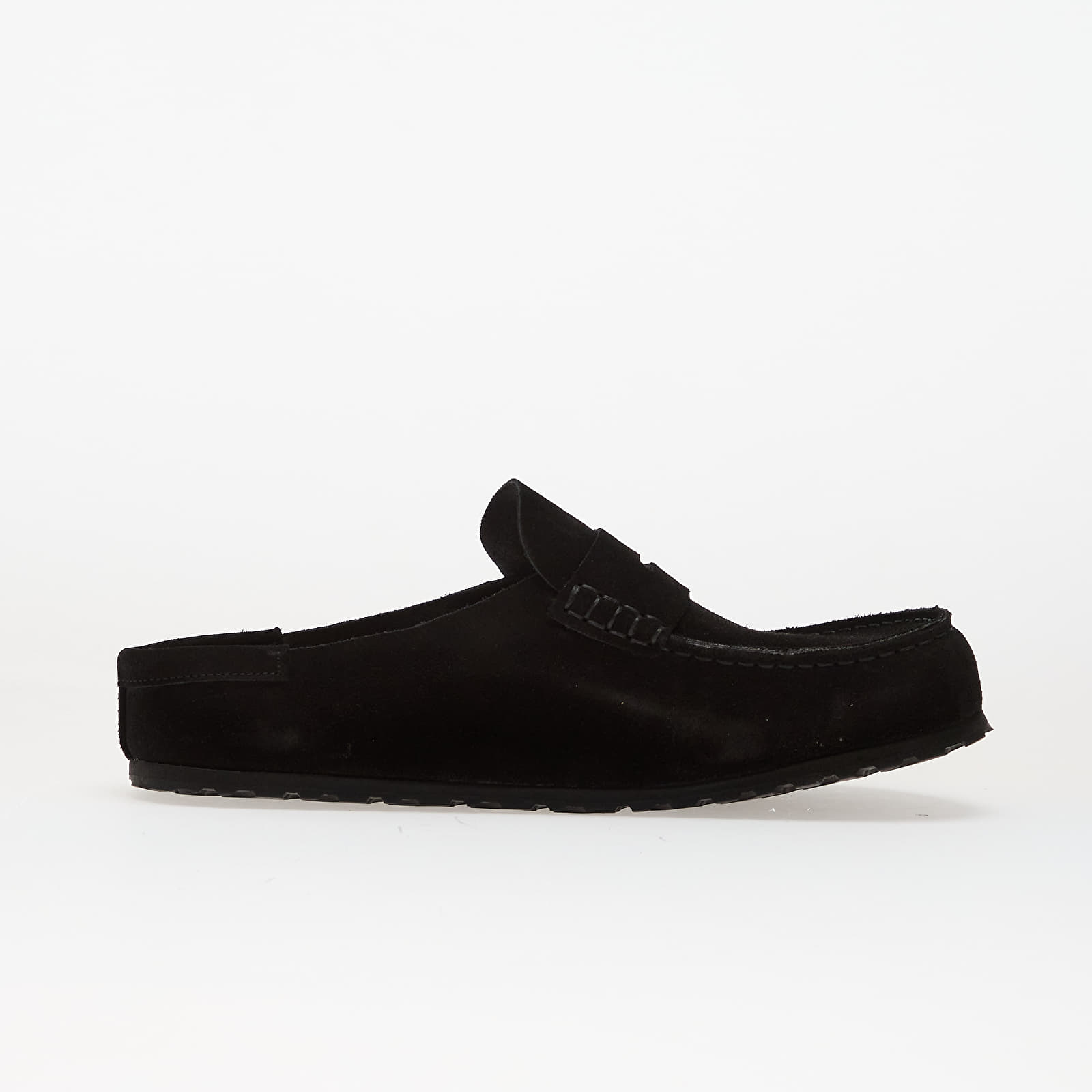 Men's sneakers and shoes Birkenstock Naples Wrapped Suede Leather Black