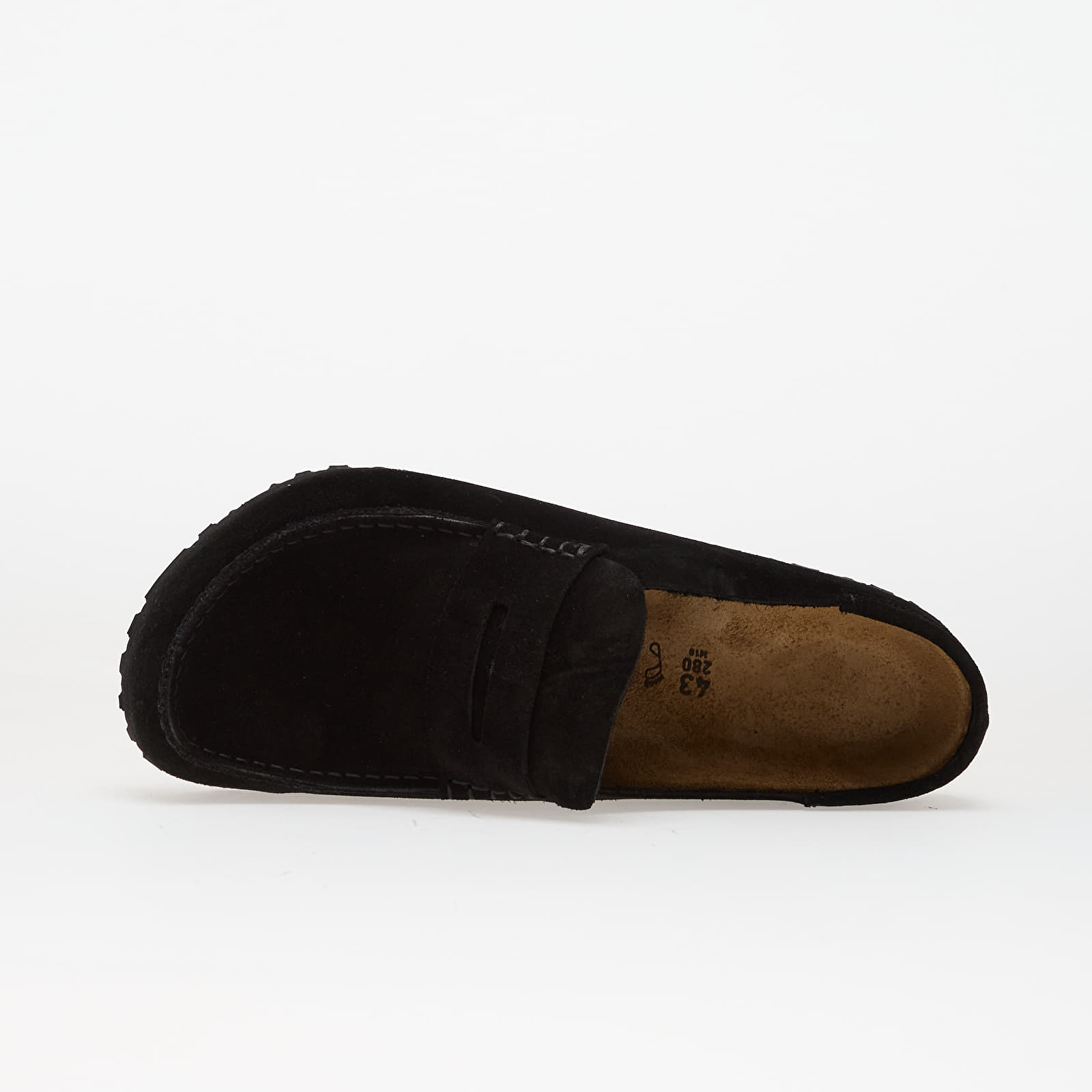 Men's sneakers and shoes Birkenstock Naples Wrapped Suede Leather Black