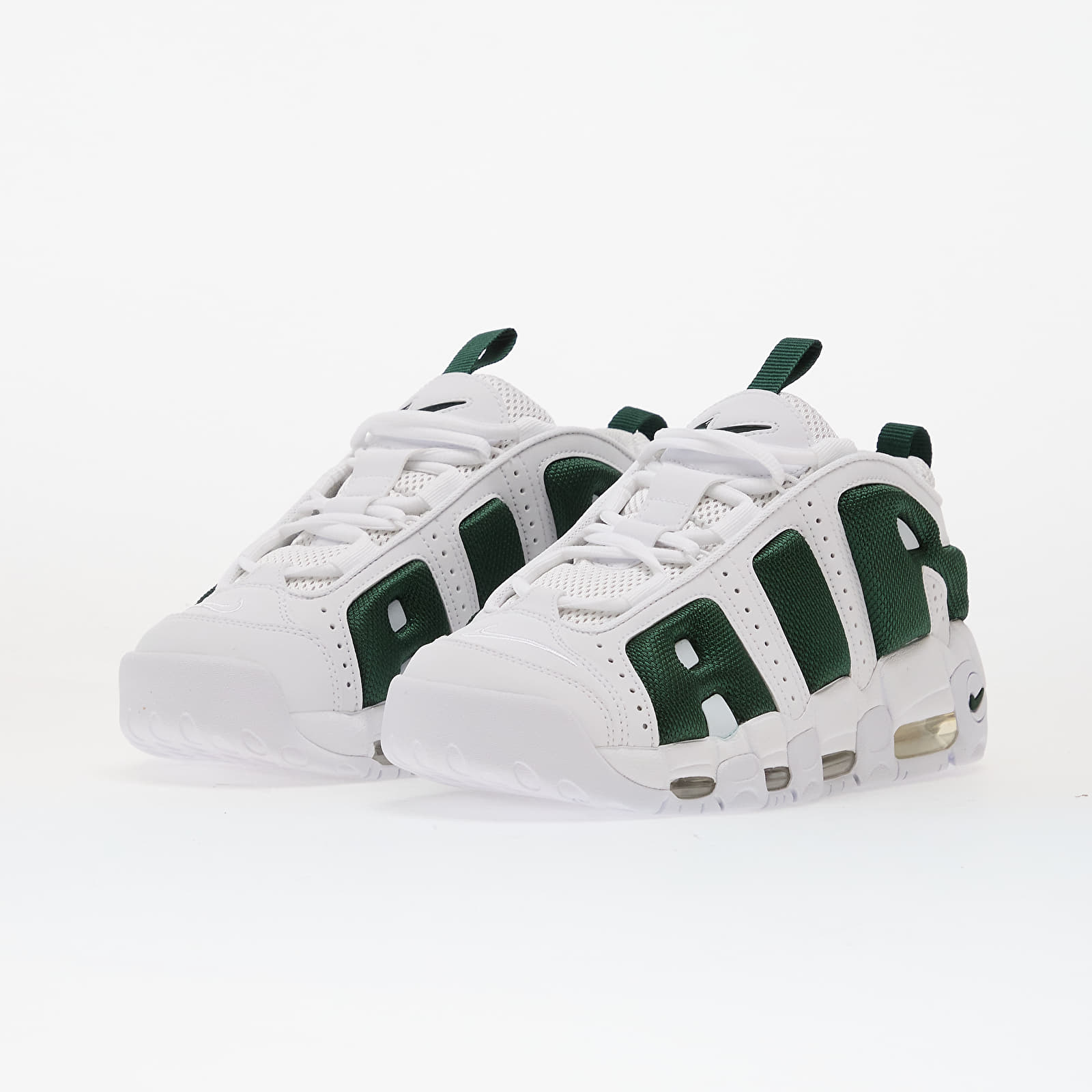 Sneakers og sko til mænd Nike Air More Uptempo Low White/ Fir