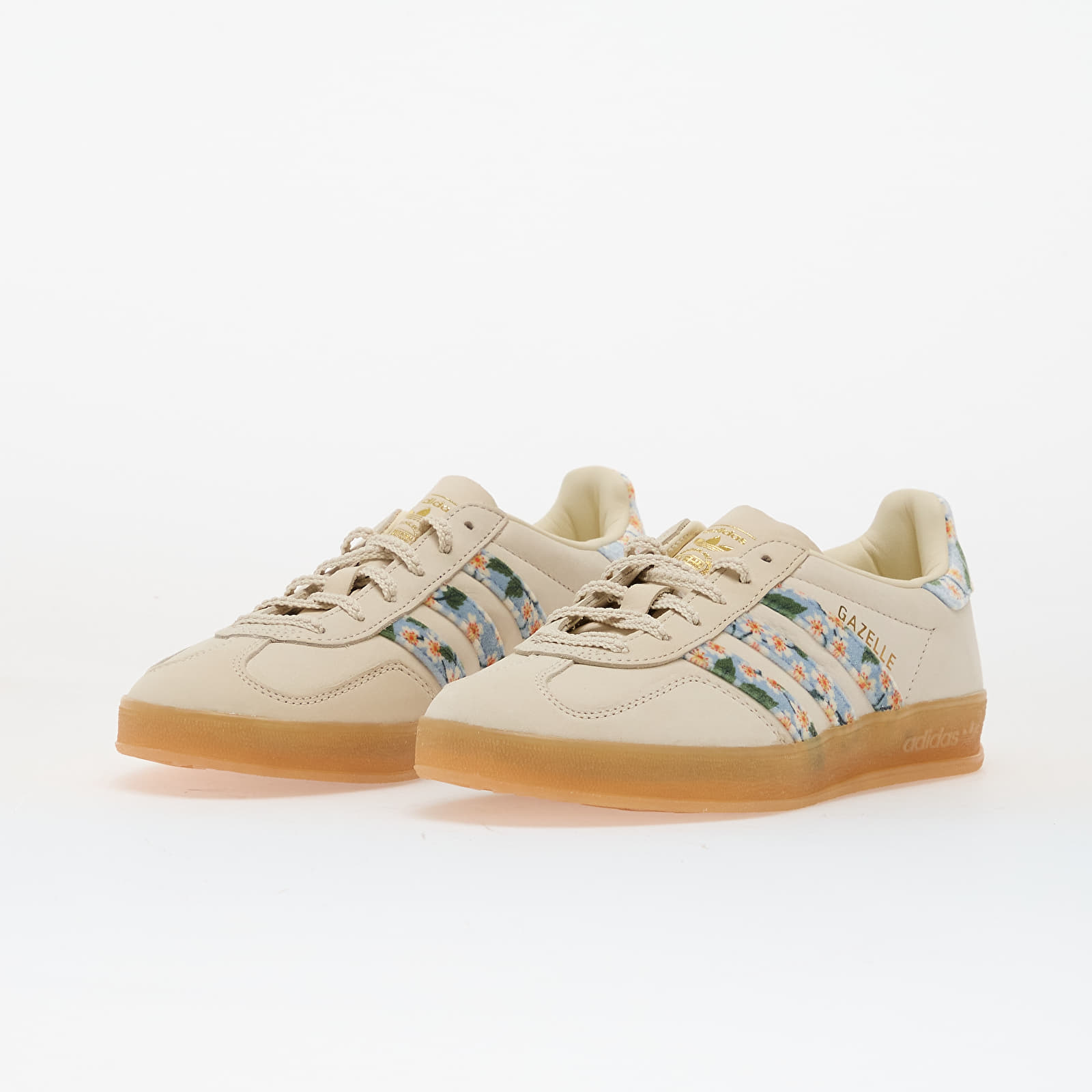 Dámské tenisky a boty adidas Gazelle Indoor W Crew White/ Gold Metallic/ Tactile Blue