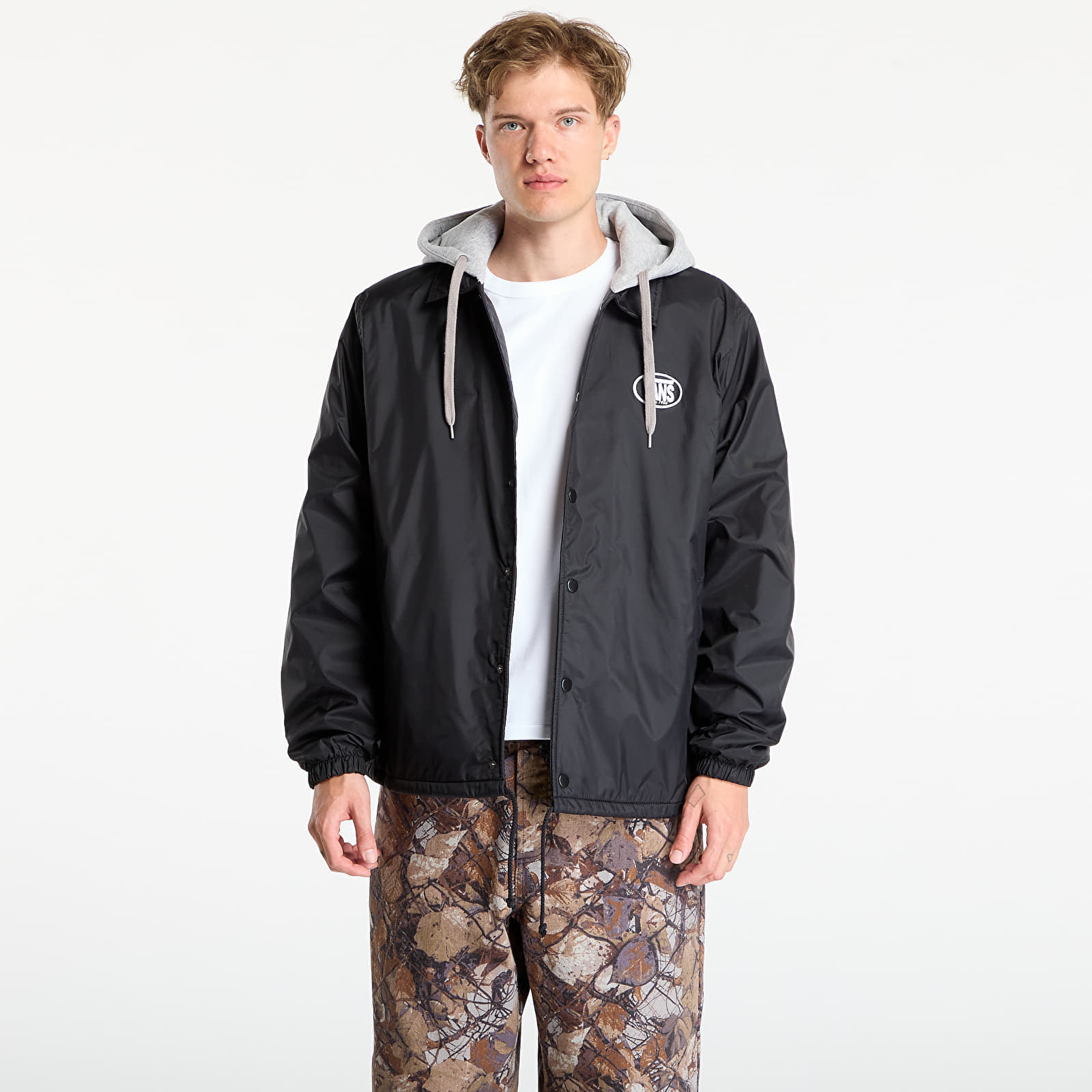 Jacket Vans Riley Hooded Coaches Jacket Black XL