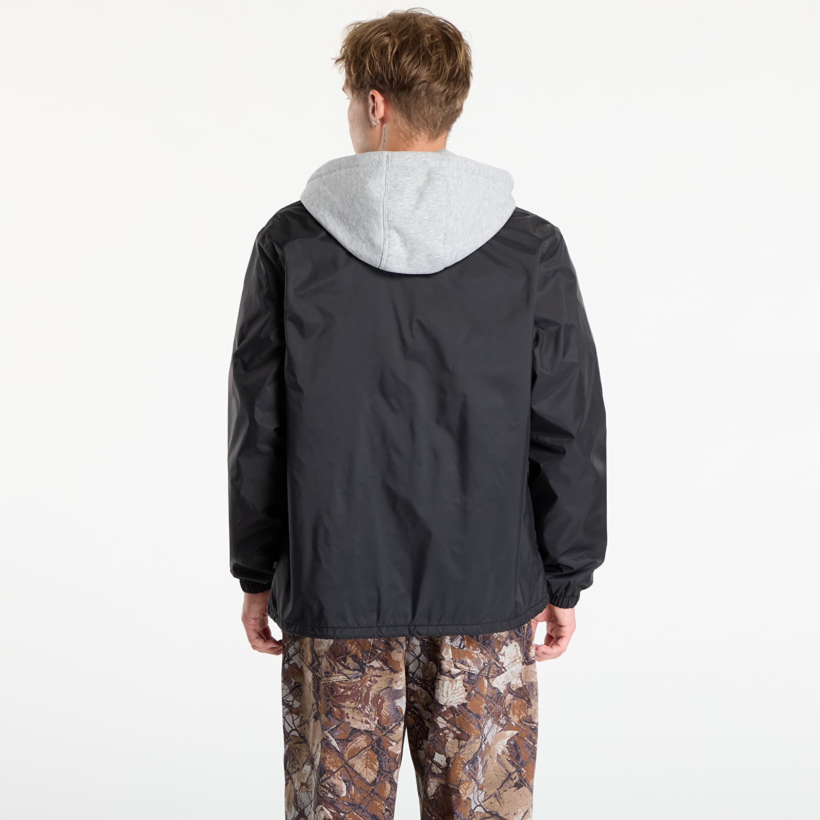 Vīriešu jakas Vans Riley Hooded Coaches Jacket Black