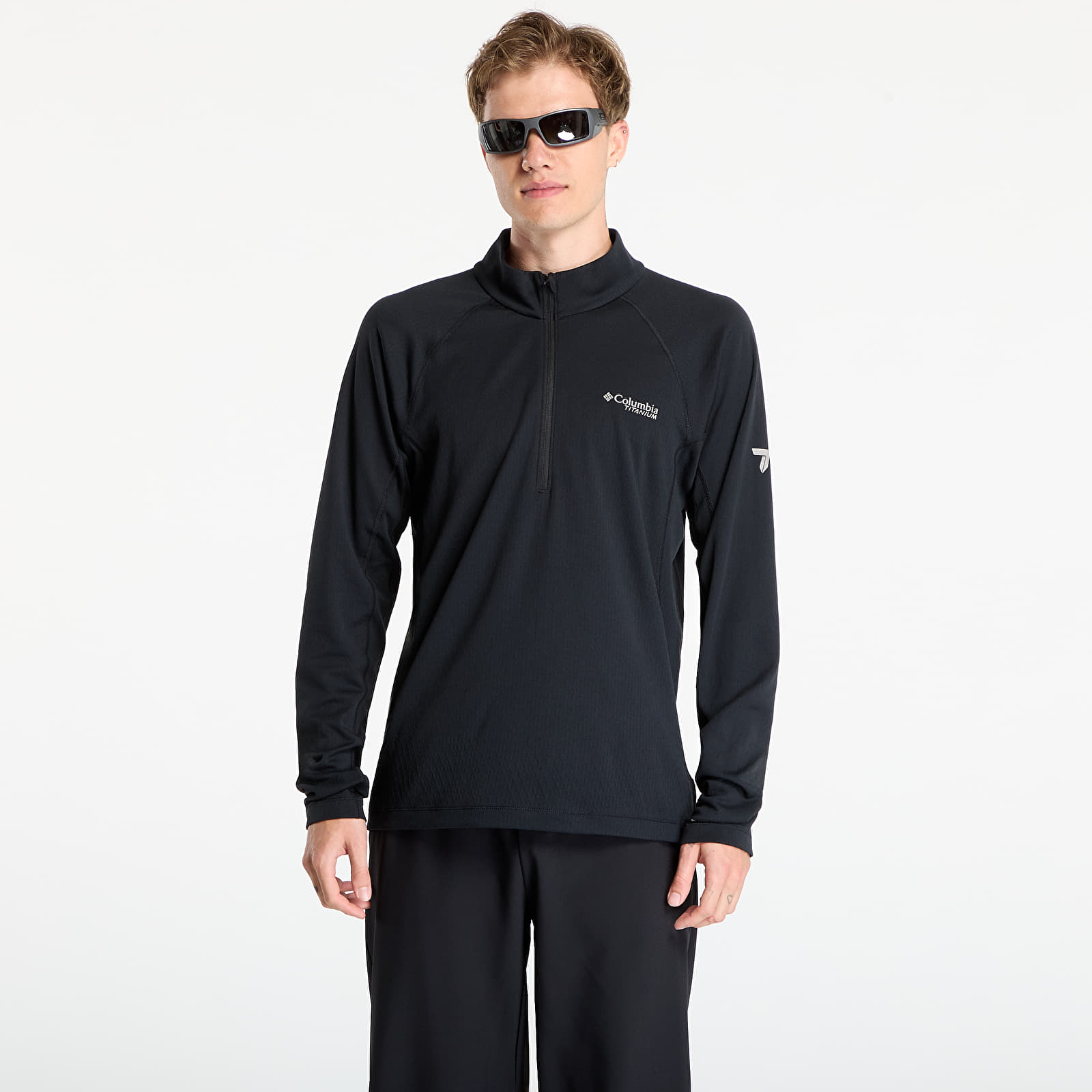 Vīriešu T-krekli Columbia DriVenture™ Half Zip Black