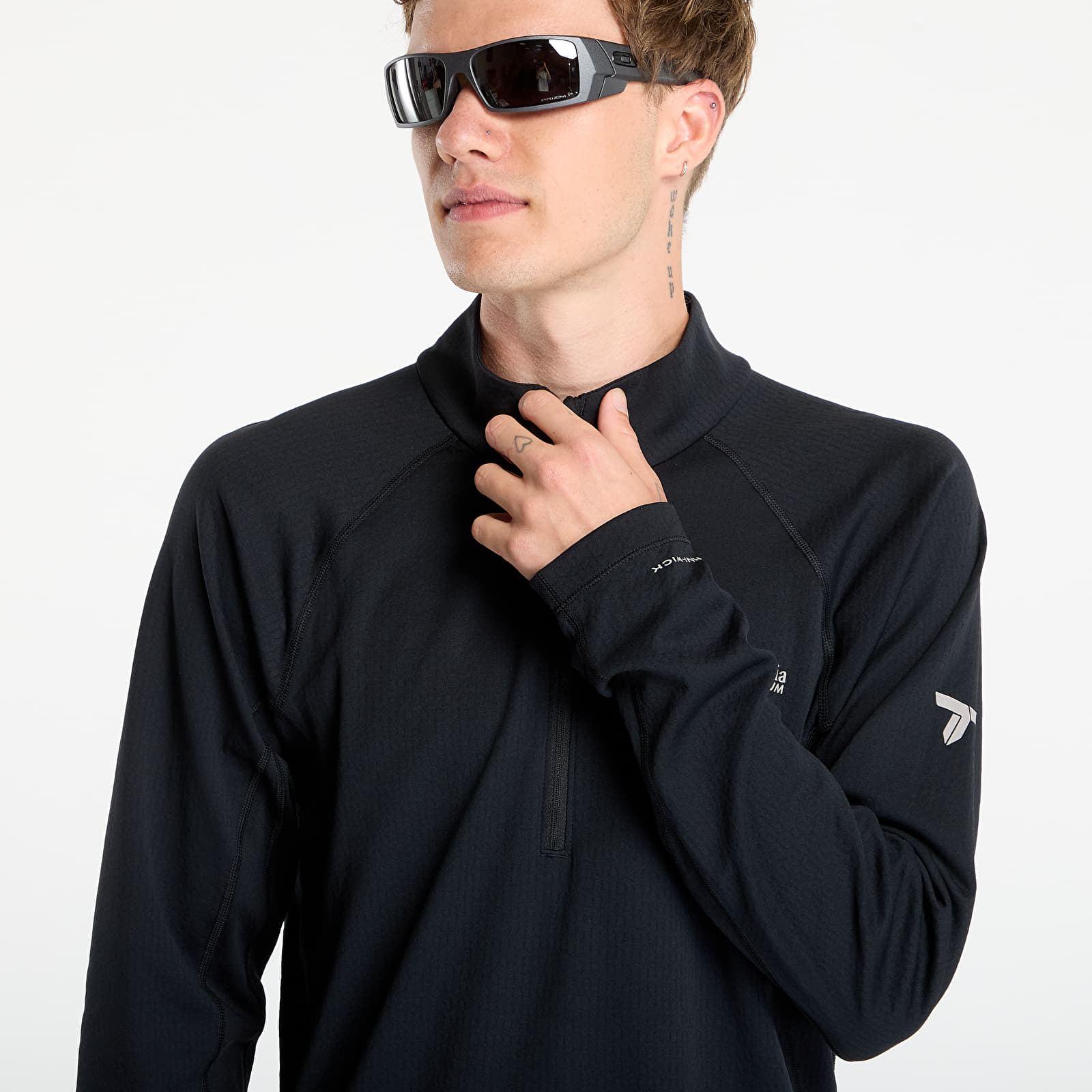 Vīriešu T-krekli Columbia DriVenture™ Half Zip Black