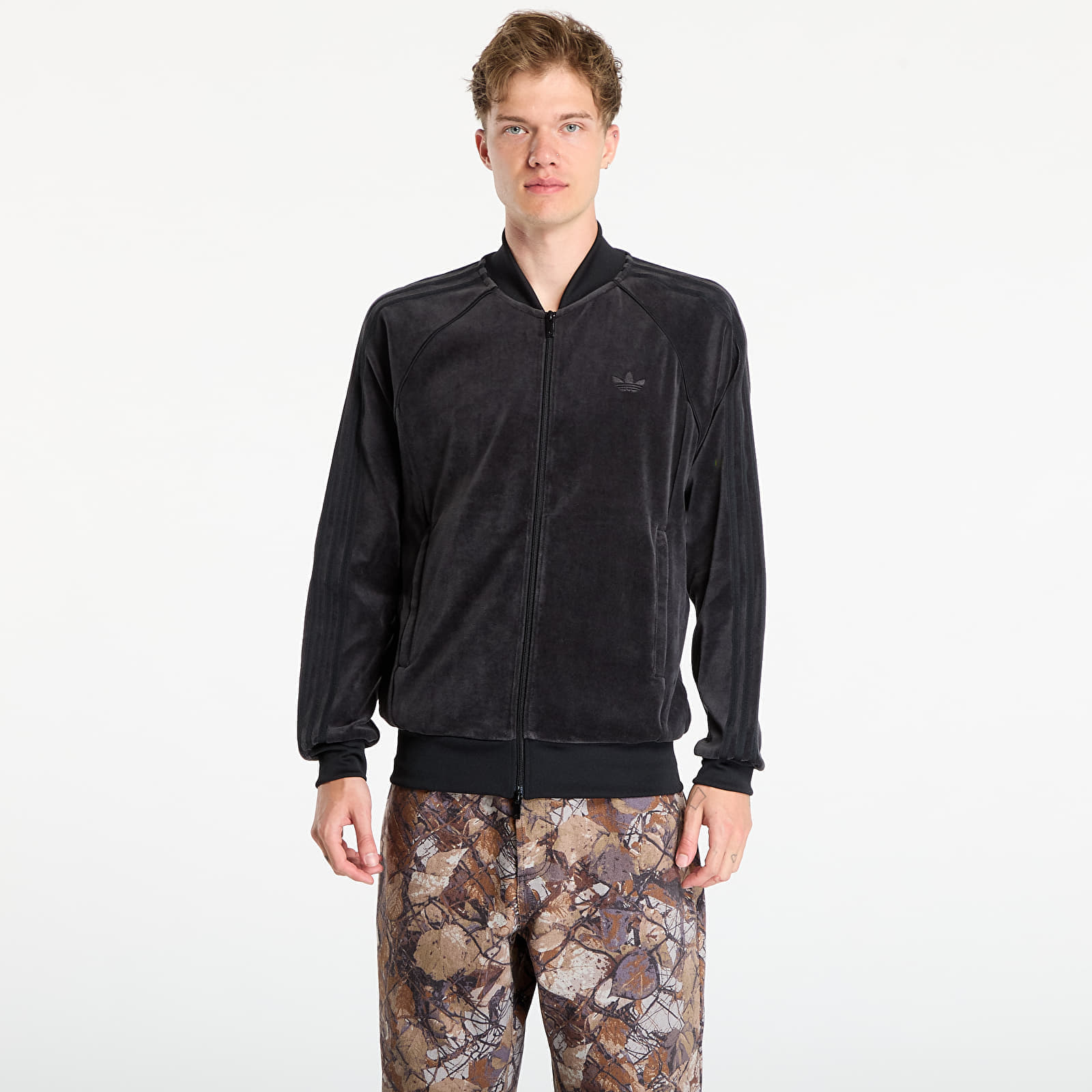 Sweatshirt adidas SST Adicolor Velour Track Top Black M