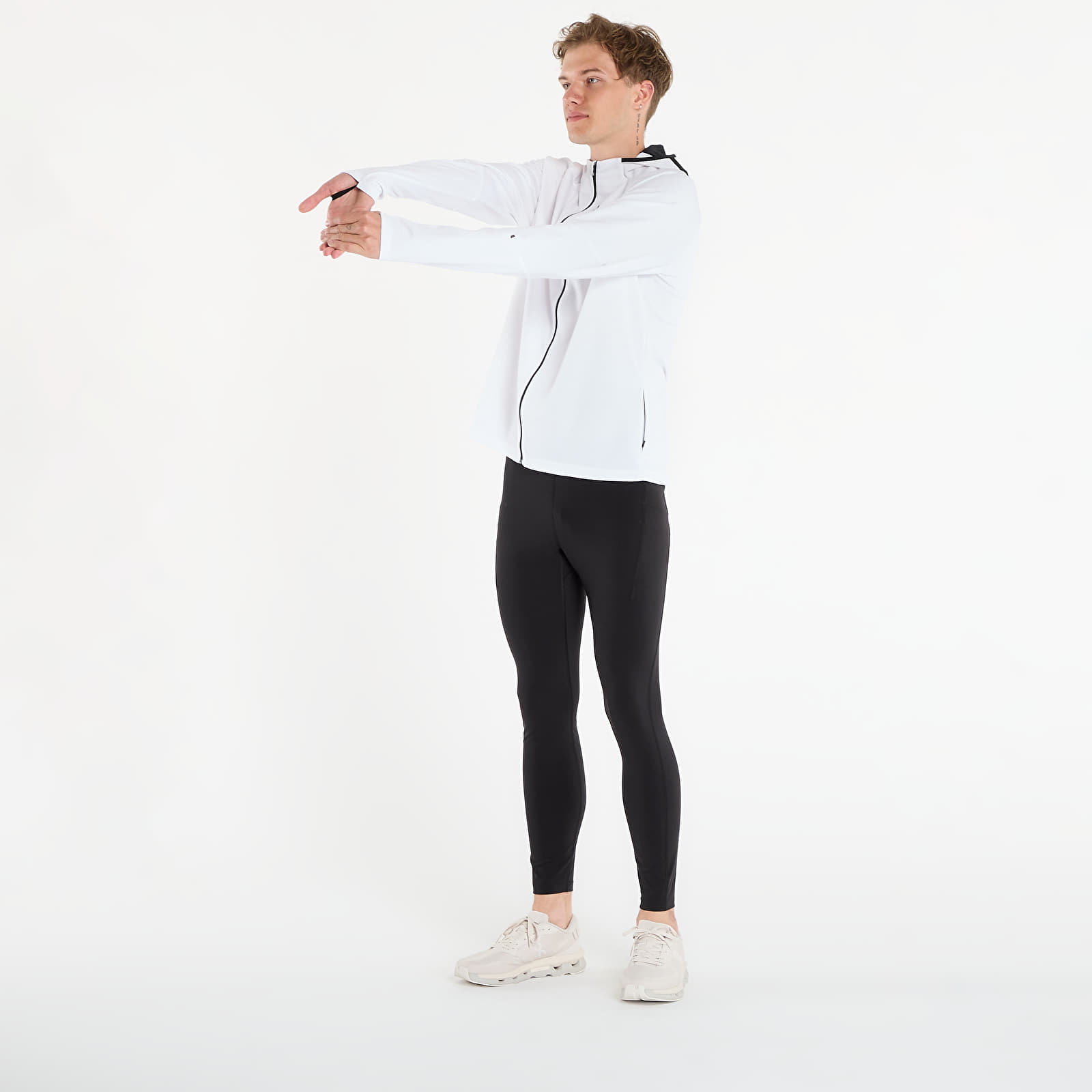 Ανδρικά φούτερ  On Climate Zip Hoodie White