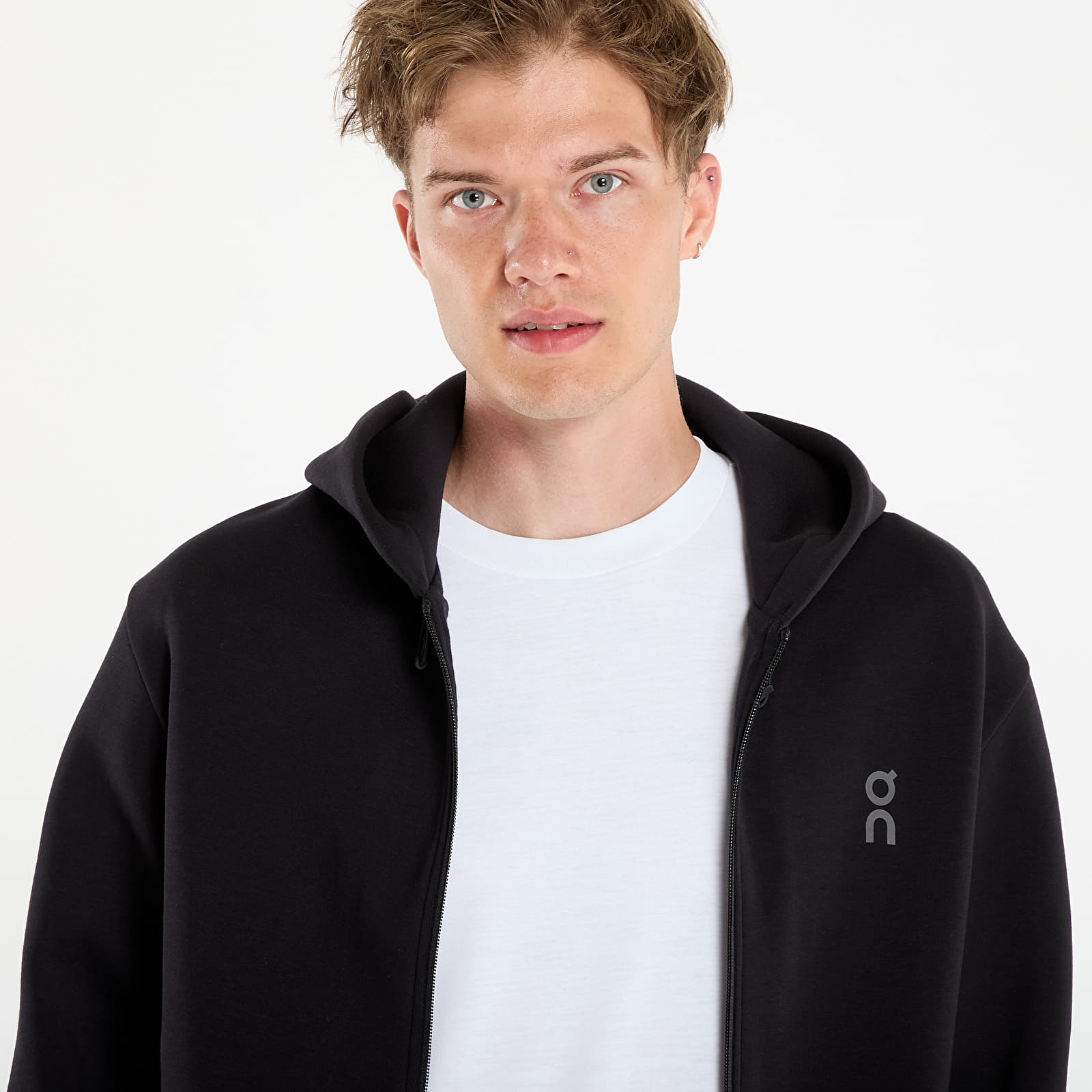 Sweatshirts til mænd On Focus Tech Zip Hoodie Black