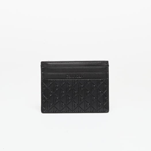 Tegnebog Calvin Klein Embossed Emblem Cardholder Black