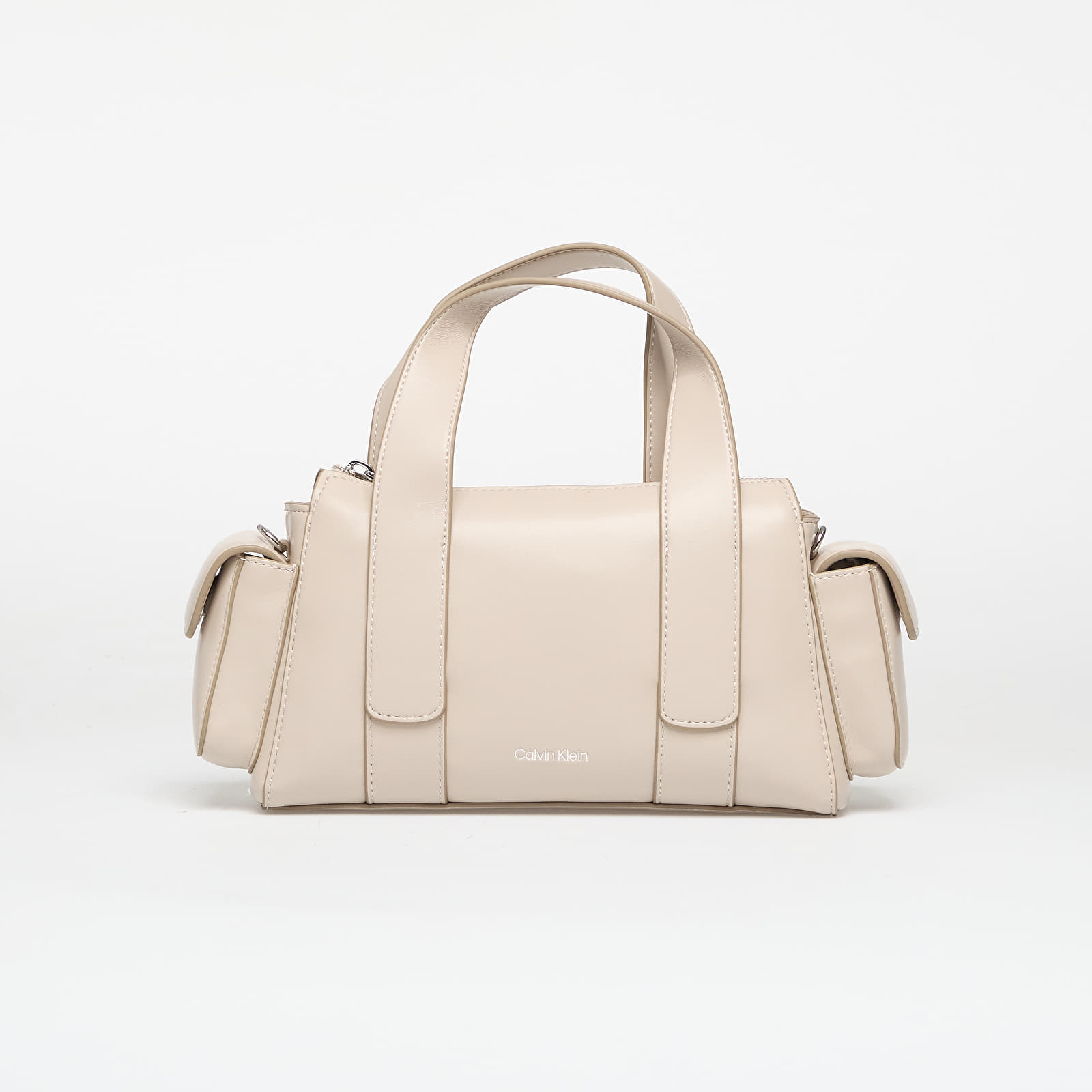 Vīriešu plecu somas Calvin Klein Webbing Strap Pocket Crossover Brown