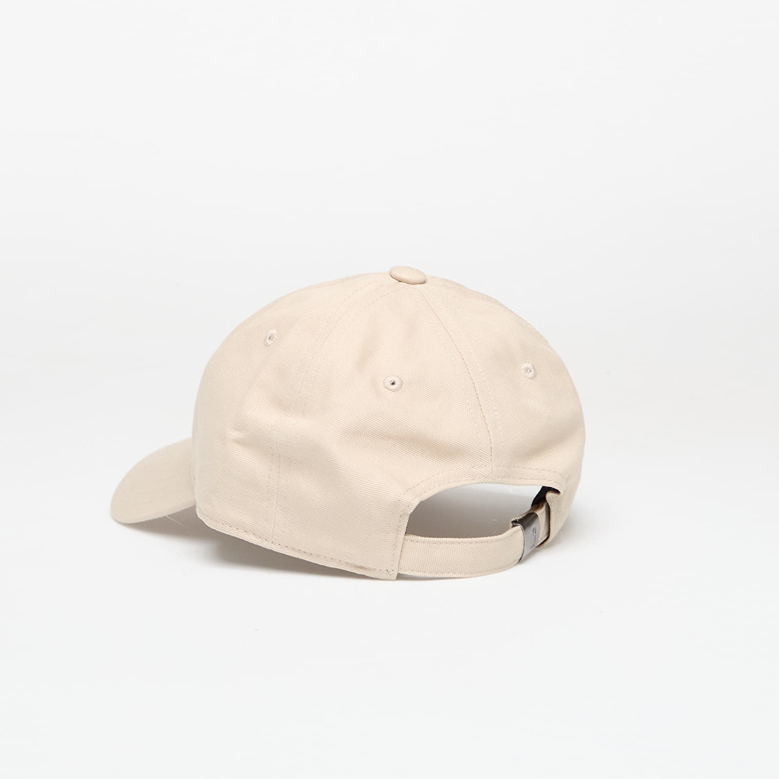 Kšiltovky Carhartt WIP Canvas Script Cap Fleur de Sel/ White