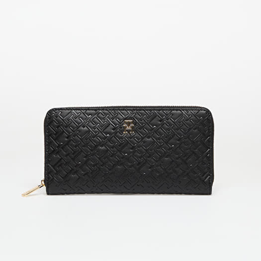 Maki Tommy Hilfiger TH Icon Large Za Mono Embo Wallet Black
