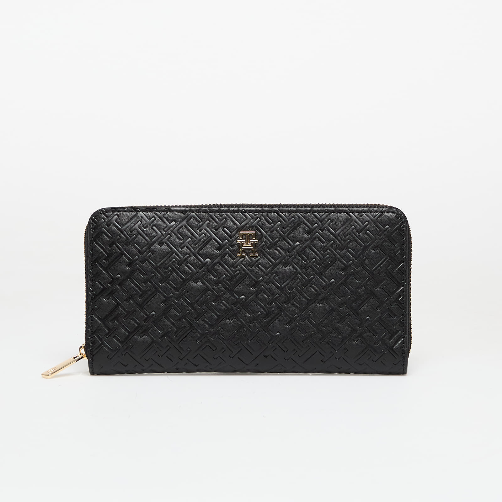 Vīriešu maki Tommy Hilfiger TH Icon Large Za Mono Embo Wallet Black