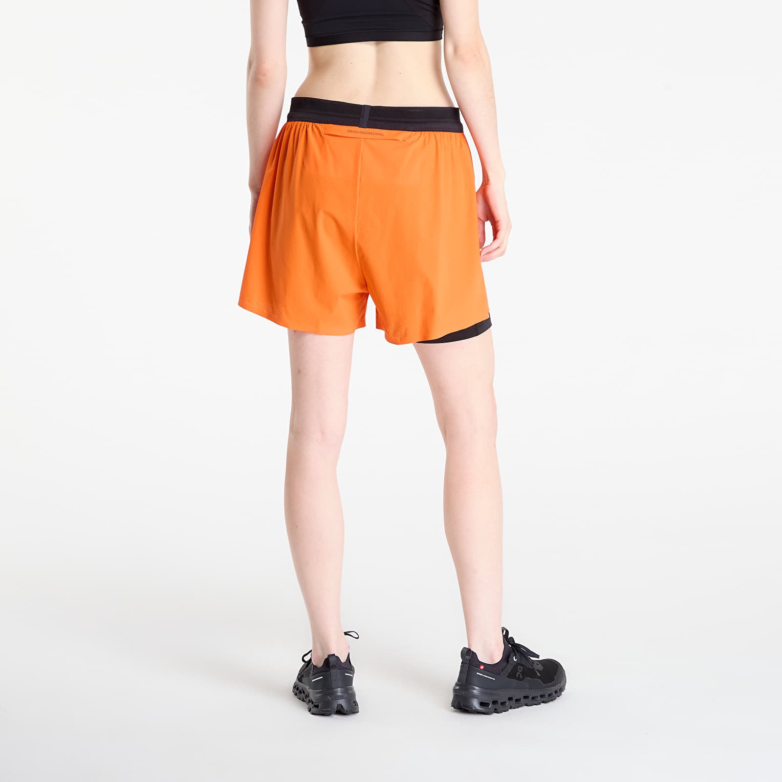 Shorts femme On 3" Performance 2/1 Shorts Flame/ Black