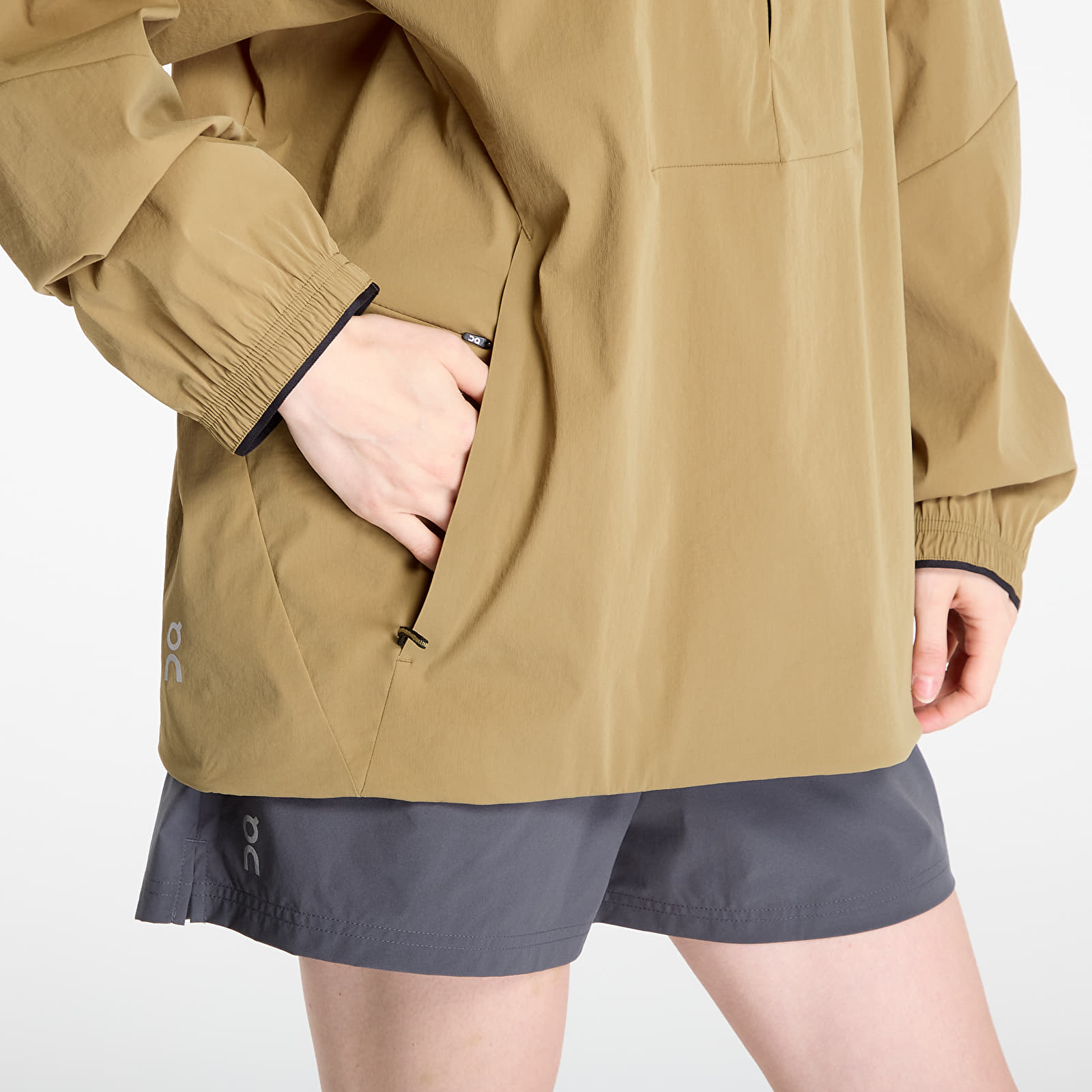 Coupe-vent femme On All-Day 1/2 Zip Jacket Beige/ Khaki
