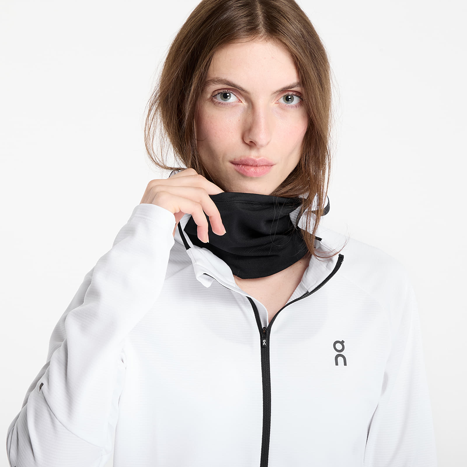 Sweatshirts til kvinder On Climate Zip Hoodie White