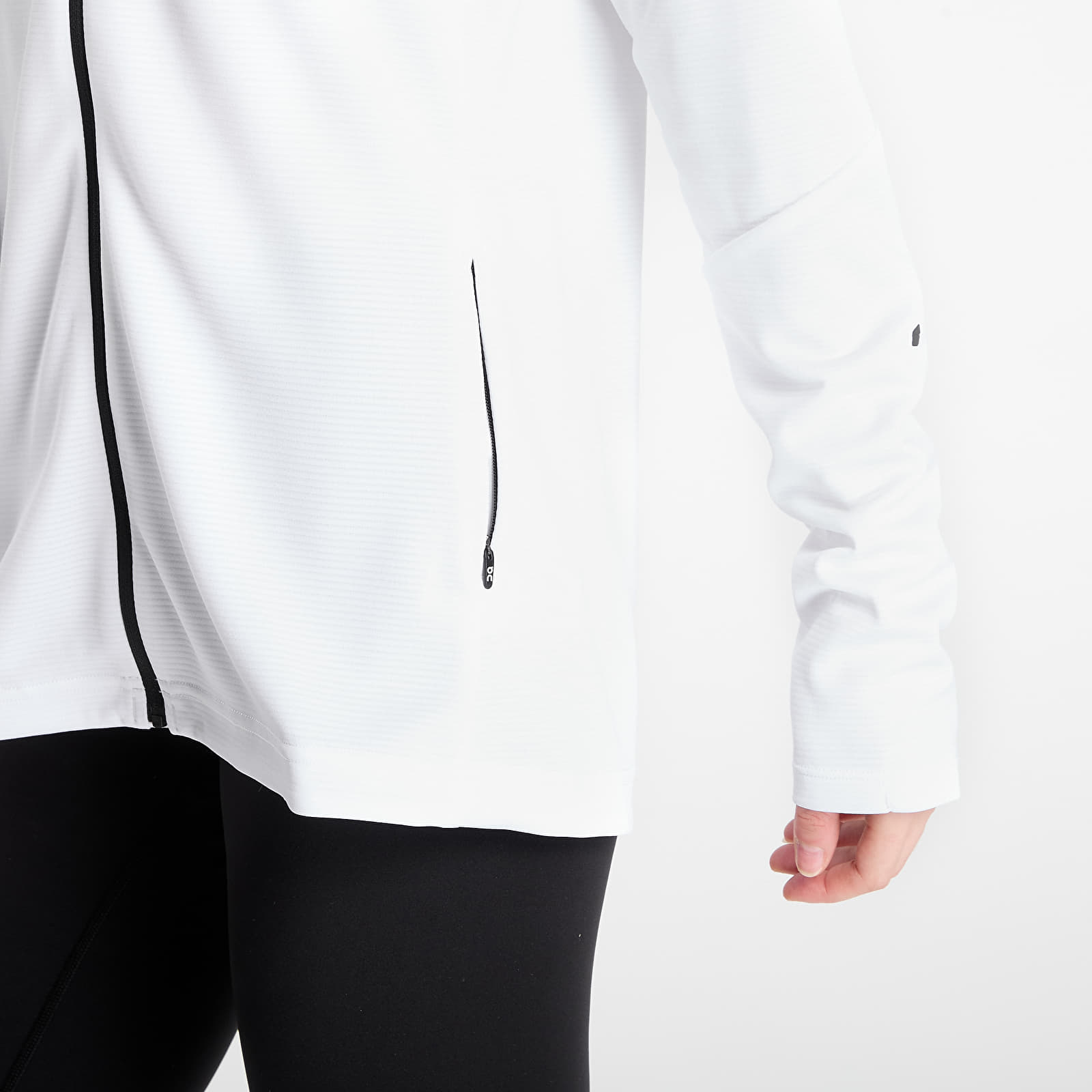 Sweatshirts til kvinder On Climate Zip Hoodie White